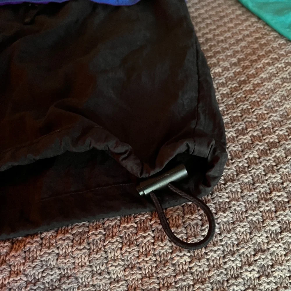 Vintage Adidas ACG Pullover Windbreaker Color: Turquoise Blue and Purple Size: L - Picture 9 of 14